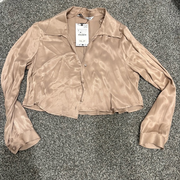 NWT Zara Beige Women's Top - Picture 2 of 3